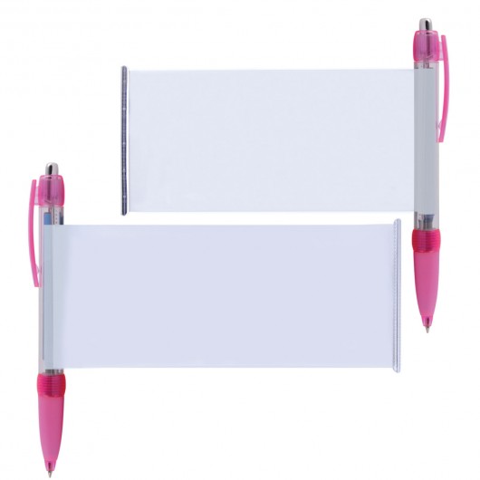 Strasbourg Banner Pen Transparent Pink